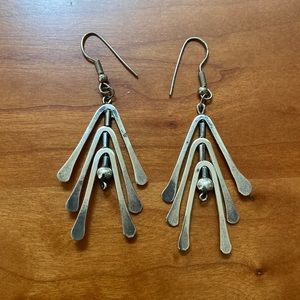Silver earrings